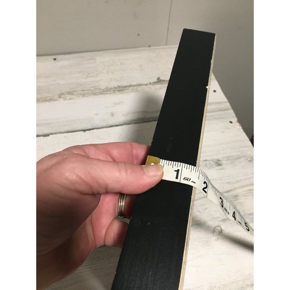 Black wooden box framed Jeremiah 29:11 with gold/cream lettering - Picture 5 of 5